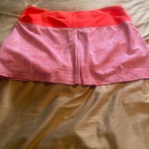 Adidas golf pink skort